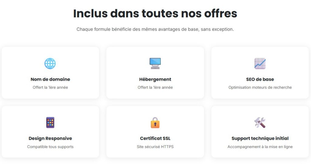 inclus offres